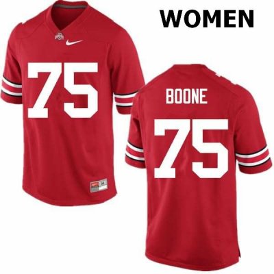 Women's Ohio State Buckeyes #75 Alex Boone Red Nike NCAA College Football Jersey Special JMH4344OH